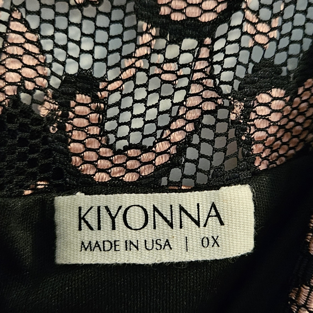 Kiyonna Black Lace Evening Gown - Picture 3 of 6